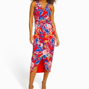 Sienna Red Floral Women's Dress